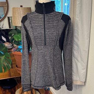 NWOT Lululemon Zip Running Shirt